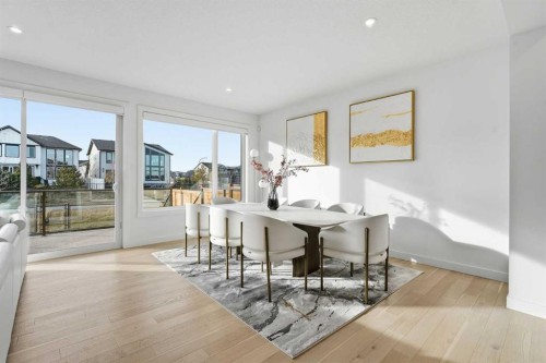 65 Rowmont Link Nw, Calgary, AB - Indoor Photo Showing Dining Room