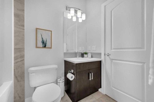 660 Reynolds Crescent Sw, Airdrie, AB - Indoor Photo Showing Bathroom