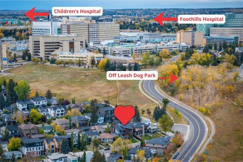 933 32 Street Nw, Calgary, AB - Outdoor With View