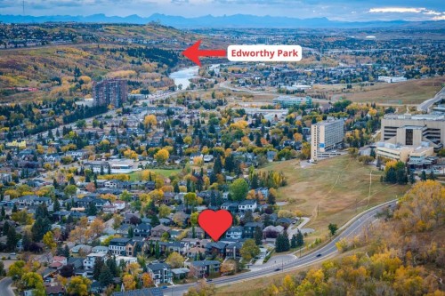 933 32 Street Nw, Calgary, AB - Outdoor With View