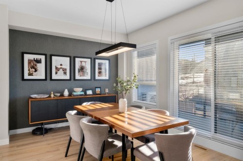 7813 Spring Willow Drive Sw, Calgary, AB - Indoor Photo Showing Dining Room