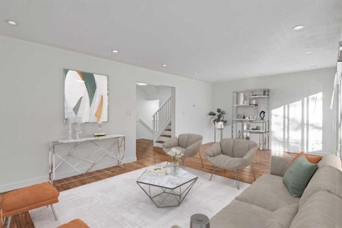 810-3130 66 Avenue Sw, Calgary, AB - Indoor Photo Showing Living Room