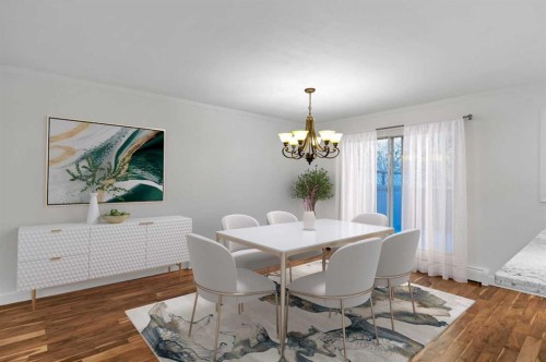810-3130 66 Avenue Sw, Calgary, AB - Indoor Photo Showing Dining Room