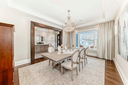 67 Rosery Drive Nw, Calgary, AB - Indoor Photo Showing Dining Room