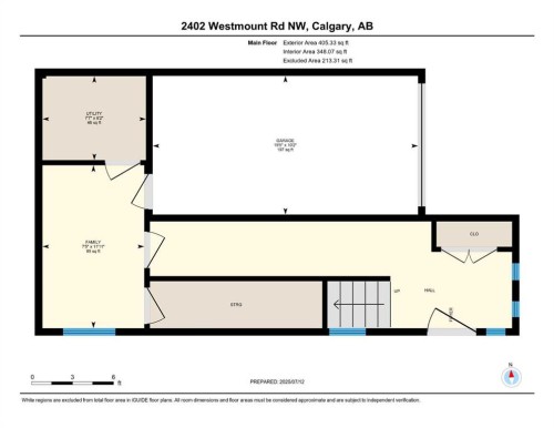 2402 Westmount Road Nw, Calgary, AB - Indoor Photo Showing Other Room