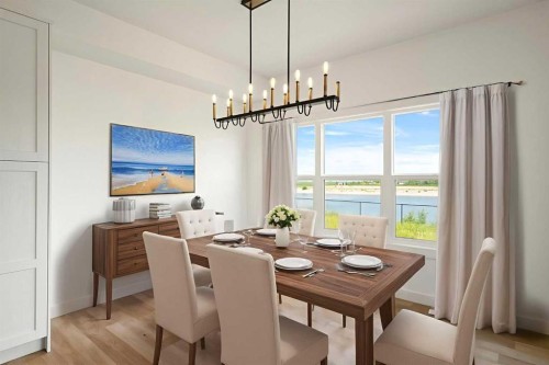 36 St Andrews Close, Lyalta, AB - Indoor Photo Showing Dining Room