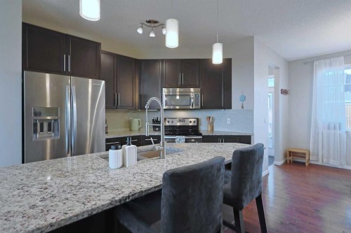 27 Nolanlake Point Nw, Calgary, AB - Indoor Photo Showing Kitchen With Stainless Steel Kitchen With Upgraded Kitchen