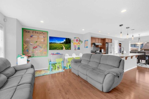 45 Nolanfield Lane Nw, Calgary, AB - Indoor Photo Showing Living Room