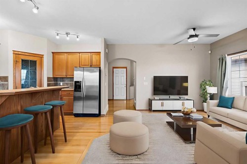 123-100 Coopers Common Sw, Airdrie, AB - Indoor Photo Showing Living Room