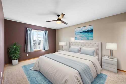 123-100 Coopers Common Sw, Airdrie, AB - Indoor Photo Showing Bedroom