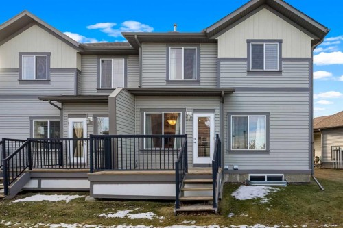 123-100 Coopers Common Sw, Airdrie, AB - Outdoor With Deck Patio Veranda