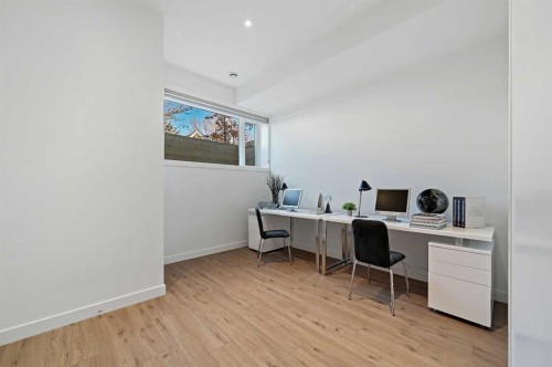 2115 Bowness Road Nw, Calgary, AB - Indoor Photo Showing Office