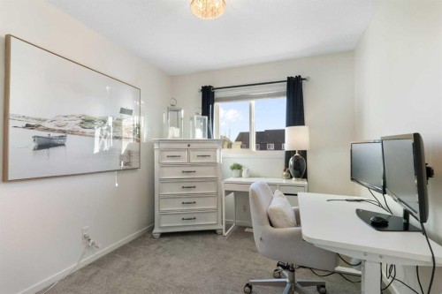 340 Kingsmere Way Se, Airdrie, AB - Indoor Photo Showing Office