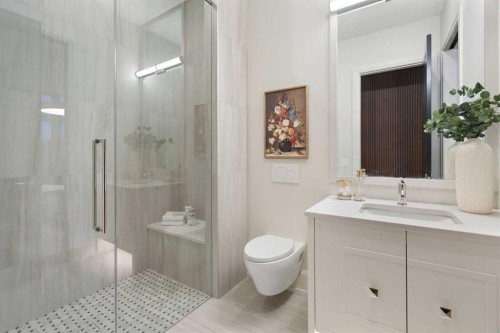 #B-4120 1A Street Sw, Calgary, AB - Indoor Photo Showing Bathroom