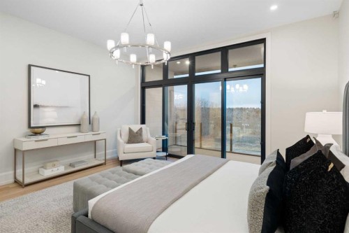 #B-4120 1A Street Sw, Calgary, AB - Indoor Photo Showing Bedroom