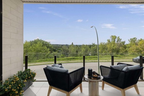 #B-4120 1A Street Sw, Calgary, AB - Outdoor With Deck Patio Veranda With Exterior