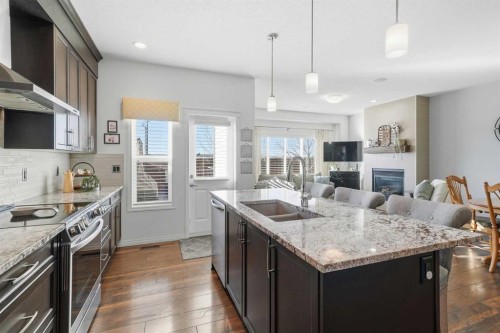 60 Walden Parade Se, Calgary, AB - Indoor Photo Showing Kitchen With Stainless Steel Kitchen With Double Sink With Upgraded Kitchen