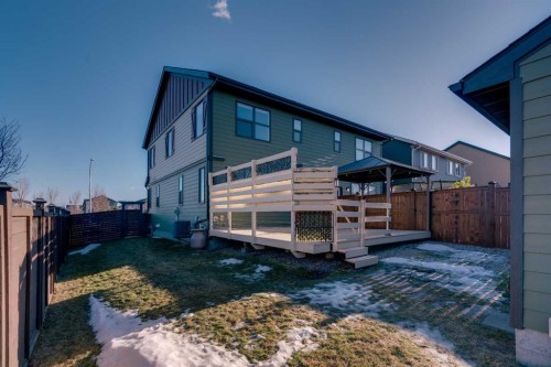 87 Masters Square Se, Calgary, AB - Outdoor With Deck Patio Veranda With Exterior