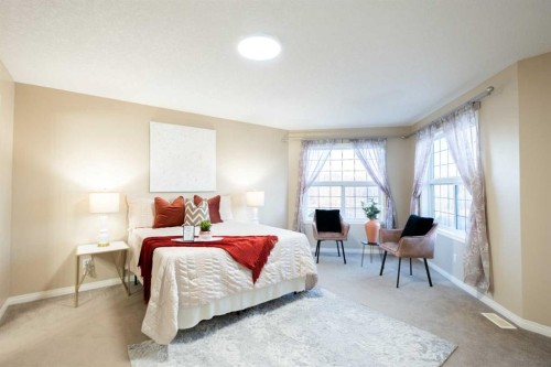 306 Rockyspring Circle Nw, Calgary, AB - Indoor Photo Showing Bedroom