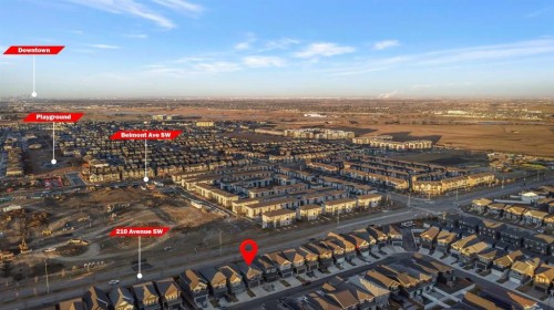 704 Creekstone Circle Sw, Calgary, AB - Outdoor With View