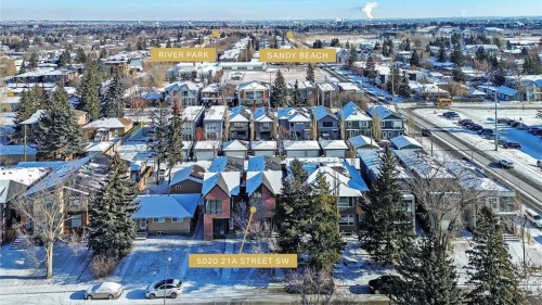 5020 21A Street Sw, Calgary, AB - Outdoor With View