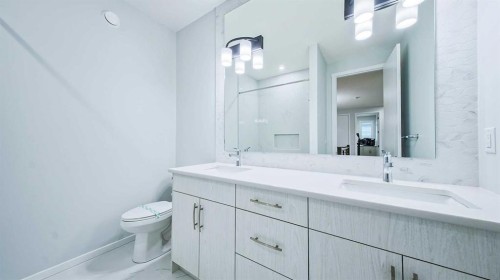 41 Cityside View Ne, Calgary, AB - Indoor Photo Showing Bathroom