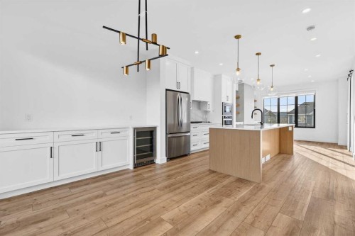 140 Discovery Drive Sw, Calgary, AB - Indoor Photo Showing Kitchen With Upgraded Kitchen