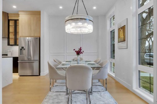 646 25 Avenue Nw, Calgary, AB - Indoor Photo Showing Dining Room
