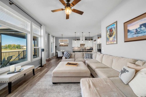 184 Ranch Road, Okotoks, AB - Indoor Photo Showing Living Room