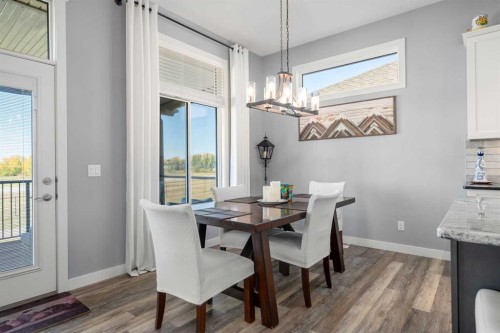 184 Ranch Road, Okotoks, AB - Indoor Photo Showing Dining Room