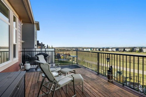184 Ranch Road, Okotoks, AB - Outdoor With Deck Patio Veranda With Exterior
