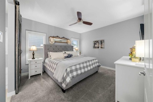 184 Ranch Road, Okotoks, AB - Indoor Photo Showing Bedroom