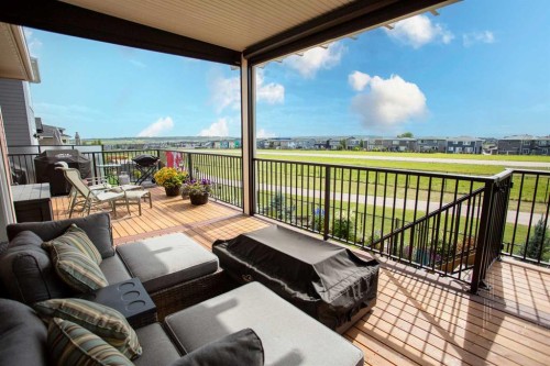 184 Ranch Road, Okotoks, AB - Outdoor With Deck Patio Veranda With View With Exterior