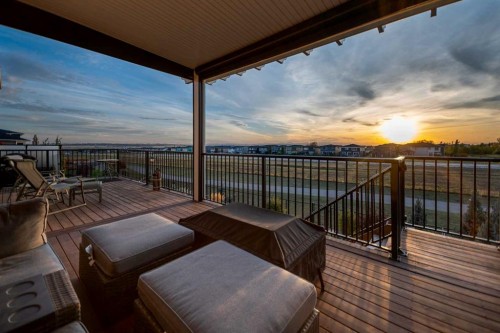 184 Ranch Road, Okotoks, AB - Outdoor With Deck Patio Veranda With View With Exterior