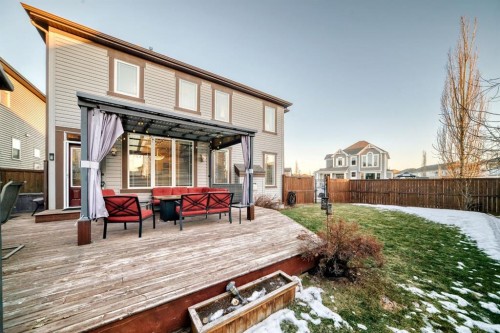 912 Windhaven Close Sw, Airdrie, AB - Outdoor With Deck Patio Veranda With Exterior