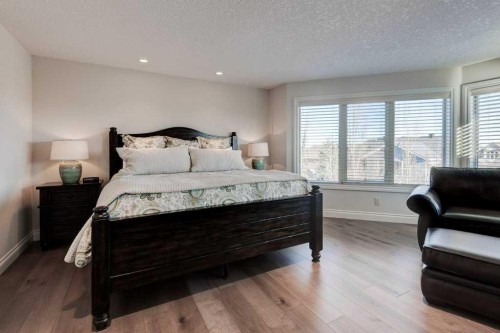 436 Evergreen Circle Sw, Calgary, AB - Indoor Photo Showing Bedroom