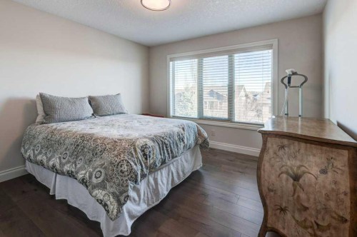 436 Evergreen Circle Sw, Calgary, AB - Indoor Photo Showing Bedroom