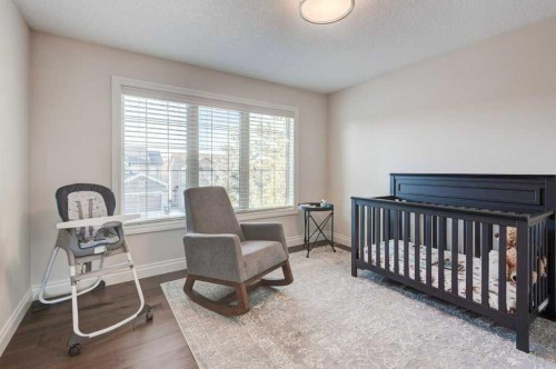 436 Evergreen Circle Sw, Calgary, AB - Indoor Photo Showing Bedroom