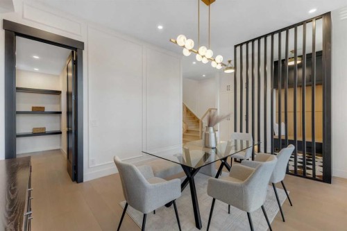 1321 10 Avenue Se, Calgary, AB - Indoor Photo Showing Dining Room