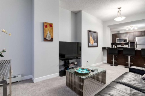 1603-325 3 Street Se, Calgary, AB - Indoor Photo Showing Living Room