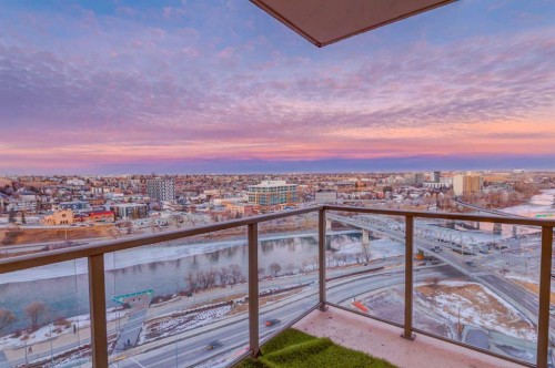 1603-325 3 Street Se, Calgary, AB - Outdoor With Balcony With View