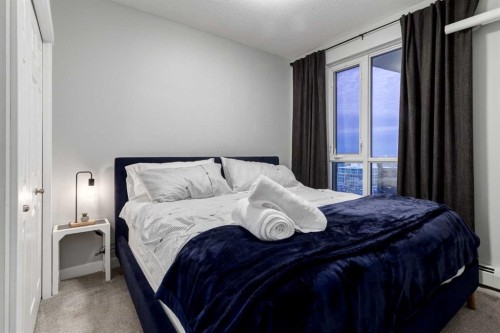 1603-325 3 Street Se, Calgary, AB - Indoor Photo Showing Bedroom