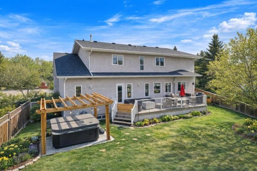 10 Willow Springs Crescent, Sylvan Lake, AB - Outdoor With Deck Patio Veranda