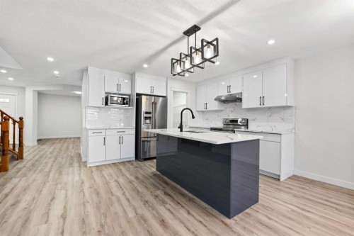 154 Taralake Way Ne, Calgary, AB - Indoor Photo Showing Kitchen With Stainless Steel Kitchen With Upgraded Kitchen