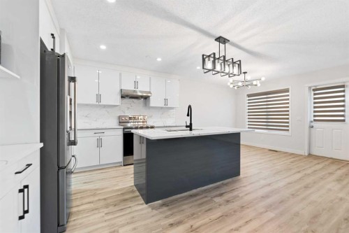 154 Taralake Way Ne, Calgary, AB - Indoor Photo Showing Kitchen With Upgraded Kitchen