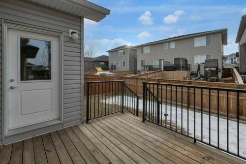 137 Willow Park North, Cochrane, AB - Outdoor With Deck Patio Veranda With Exterior