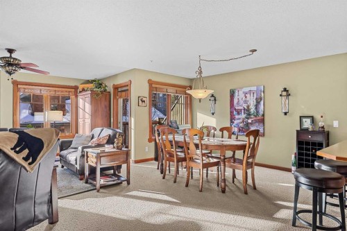 318-170 Crossbow Place, Canmore, AB - Indoor Photo Showing Dining Room