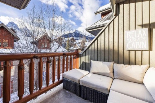 318-170 Crossbow Place, Canmore, AB - Outdoor With Deck Patio Veranda With Exterior