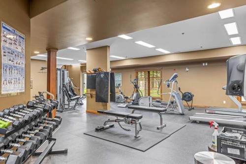 318-170 Crossbow Place, Canmore, AB - Indoor Photo Showing Gym Room