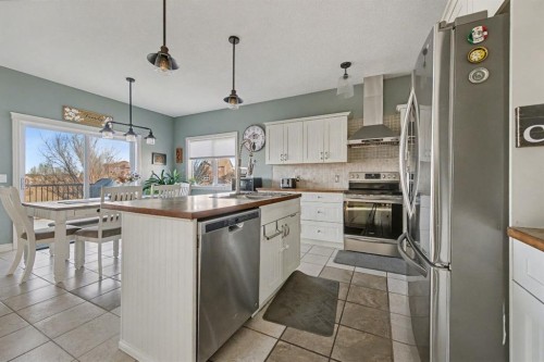1718 High Park Drive Nw, High River, AB - Indoor Photo Showing Kitchen With Stainless Steel Kitchen With Upgraded Kitchen